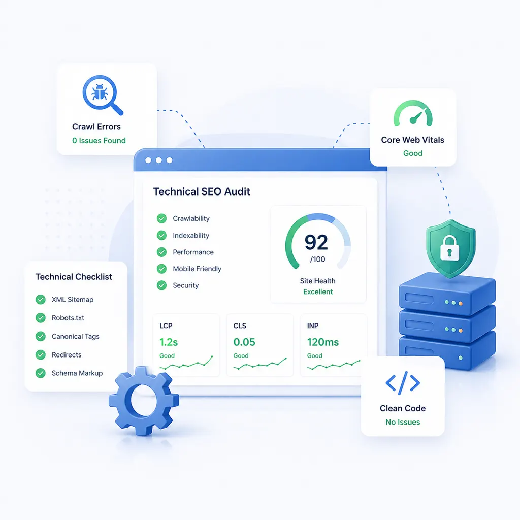 techcinal SEO audit and fix with Mahabul SEO and grow your ranking