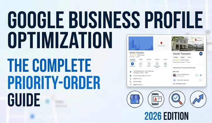 Google Business Profile Optimization: The Complete Priority-Order Guide (2026)